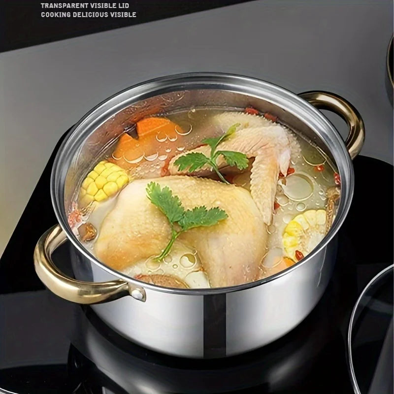 5-piece stainless steel cookware set