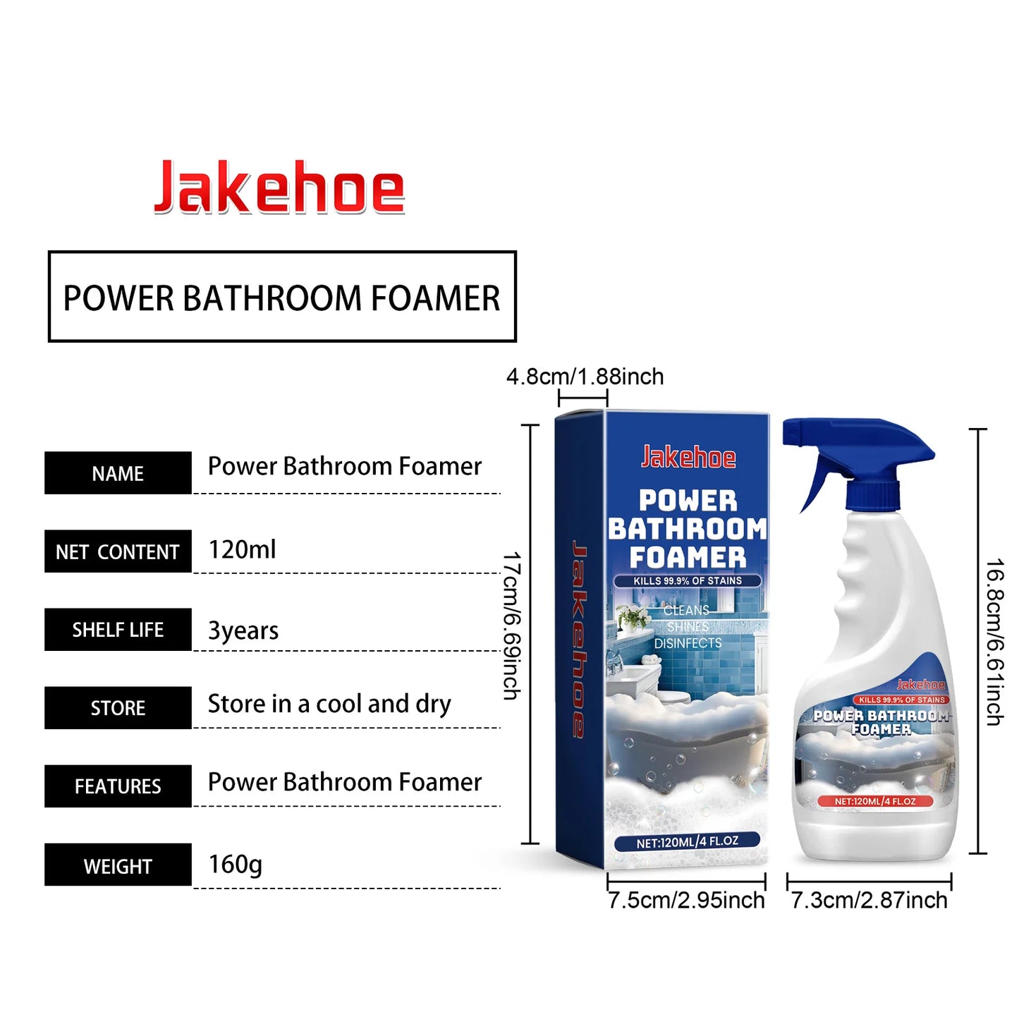 Bathroom Foaming Cleaning Spray