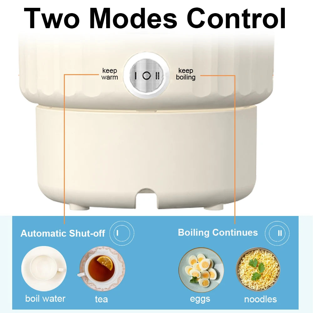 Electric Kettle 1L Mini Foldable Smart Kettle