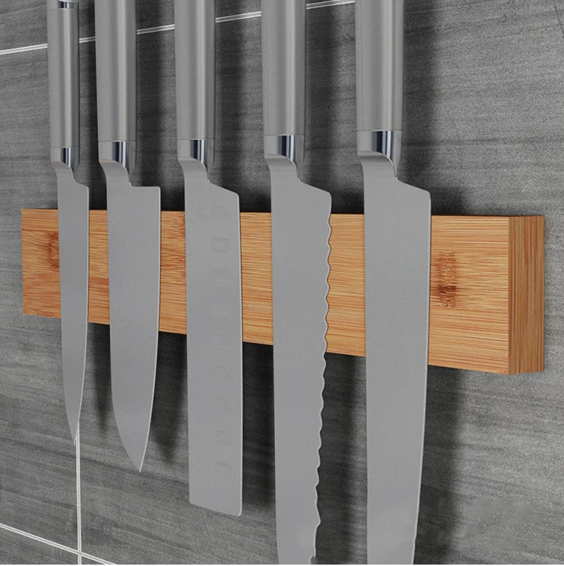 Powerful Magnetic Knife Holder Strip