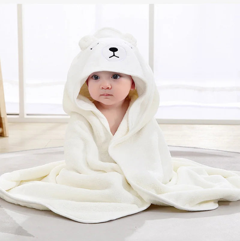 Baby Bath Towels Soft Newborn Hooded Towel