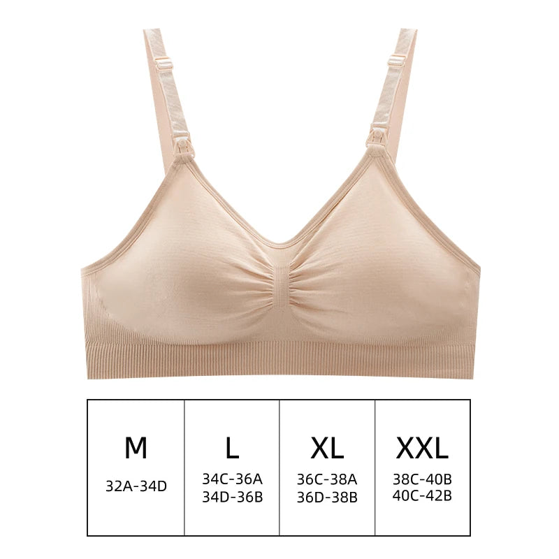 Hand Free Pumping Nursing Bra Breastfeeding