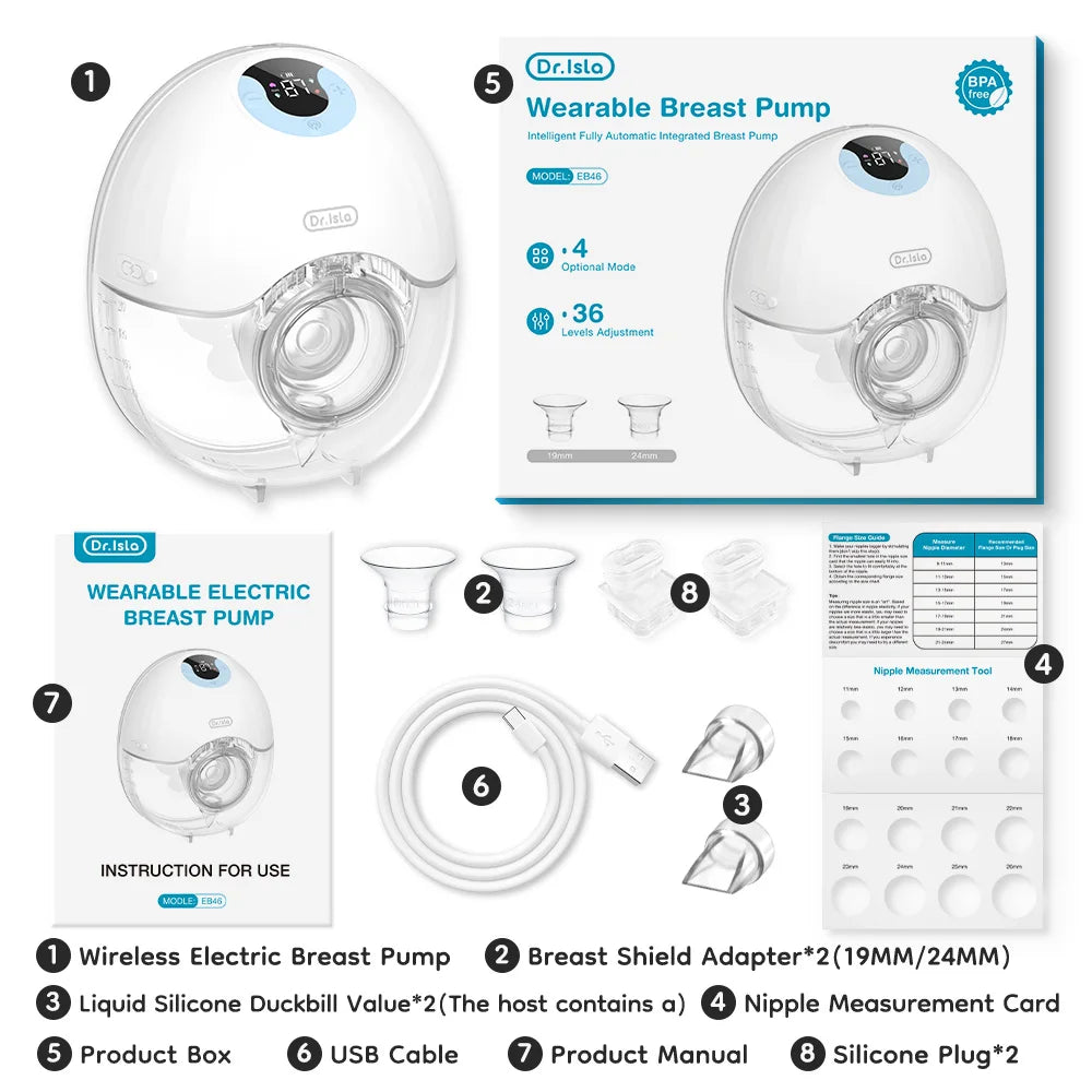 Wearable Breast Pump Hands Free