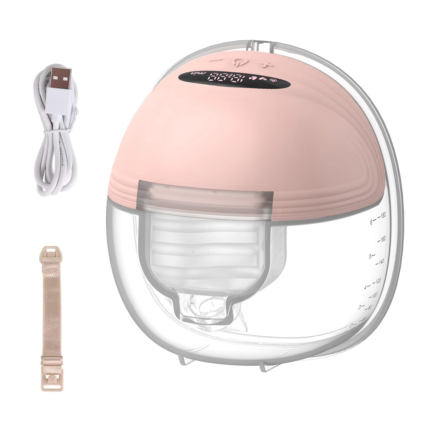 Portable Electric Breast Pump Wearable for Breastfeeding Hands Free