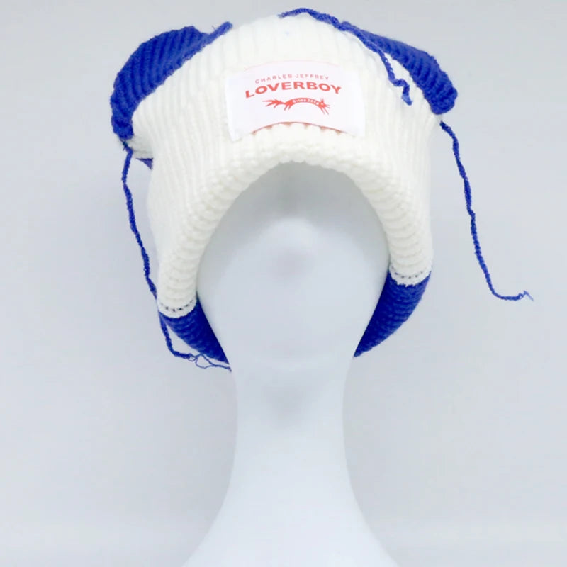 Long fox Ears Knitted Hat