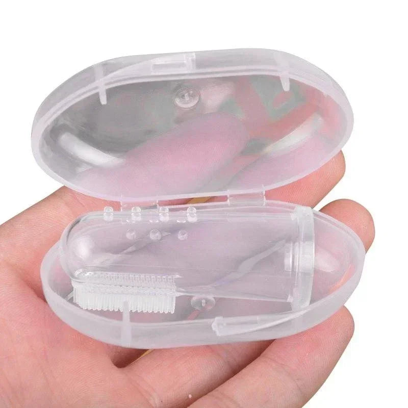 Baby Finger Toothbrush With Box Silicone