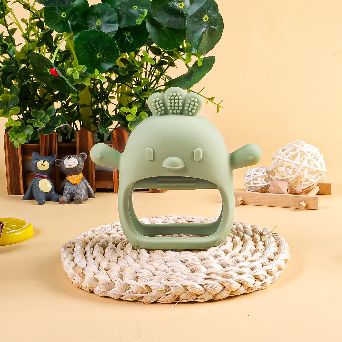 Extremely Durable Hypoallergenic Silicone Teether - Comfort