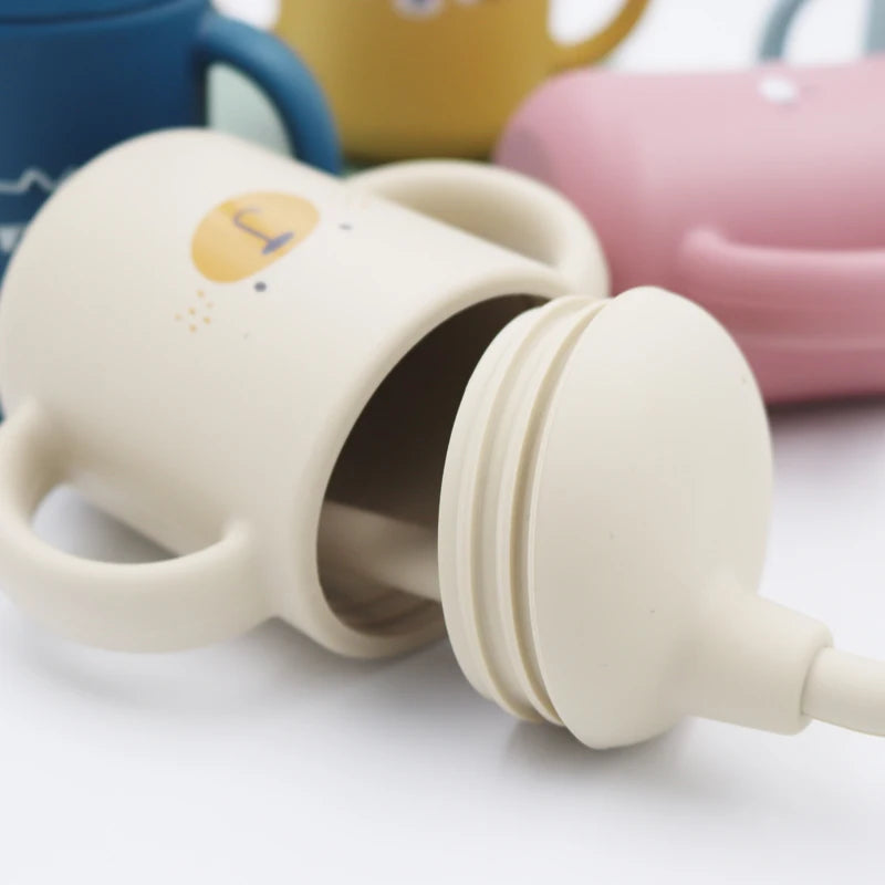 Food-Grade Silicone Sippy Cup - Leakproof