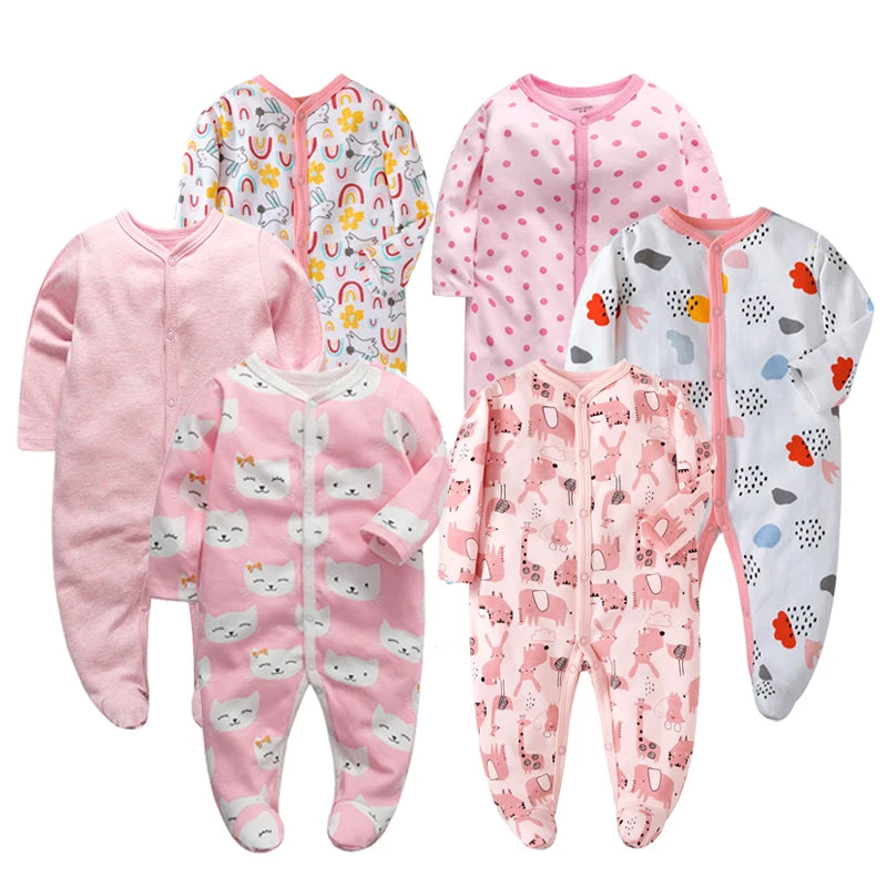Newborn Footed Pajamas Girl and Boy