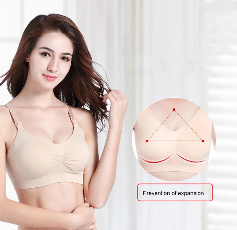 Hand Free Pumping Nursing Bra Breastfeeding