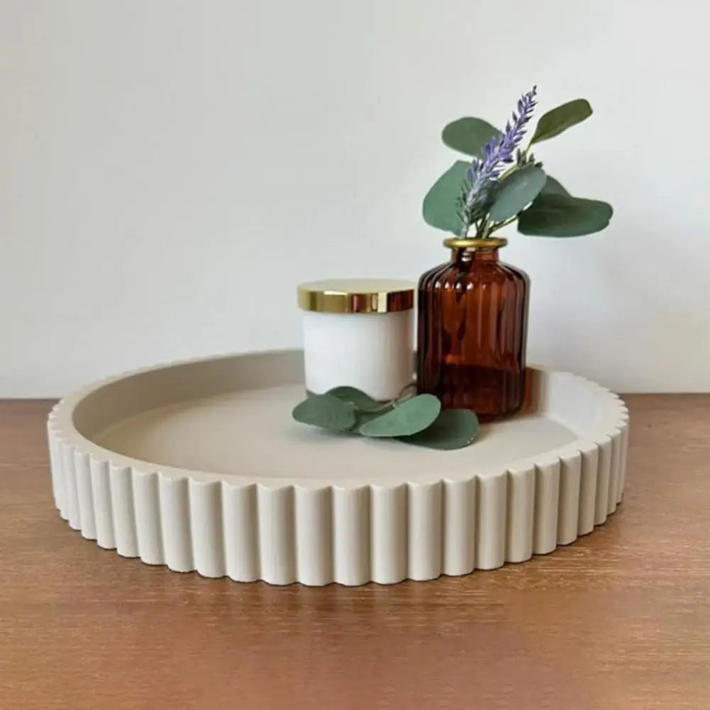 Round Decorative Tray