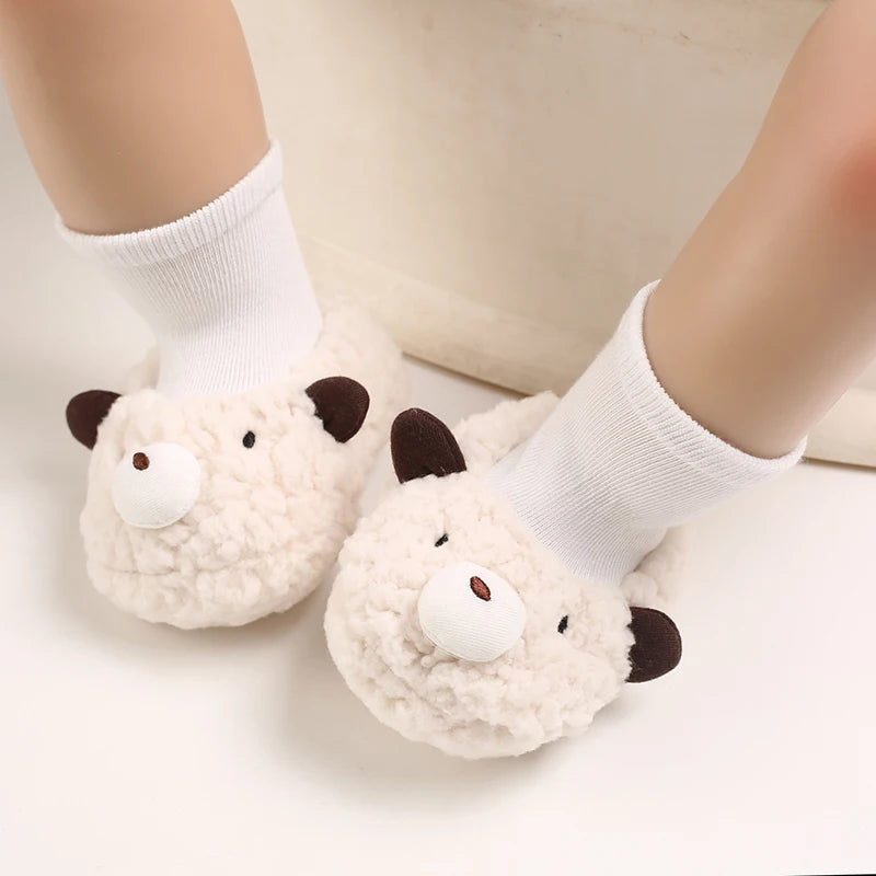 Winter Cartoon Baby Booties Boy Girl