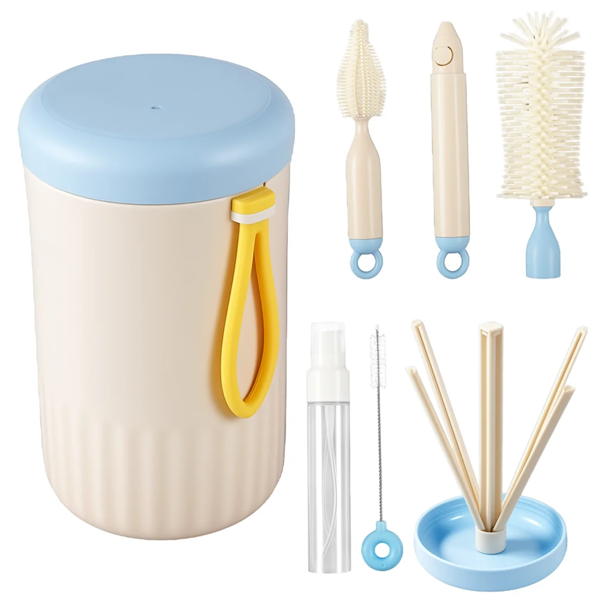 Travel Baby Bottle Cleaner Brush Set