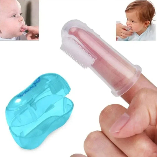 Baby Finger Toothbrush With Box Silicone