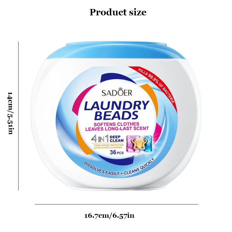 Portable laundry Beads