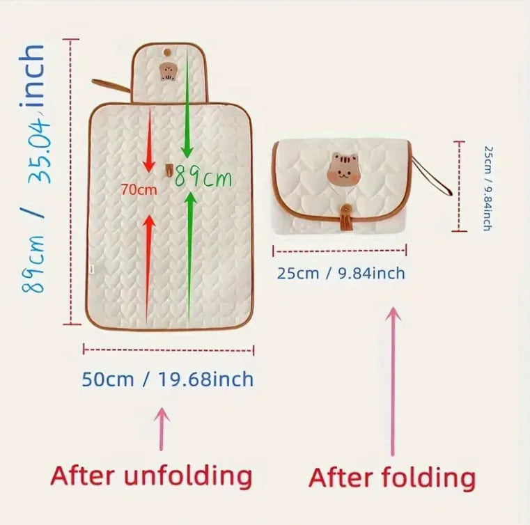 Portable & Washable Diaper Changing Pad