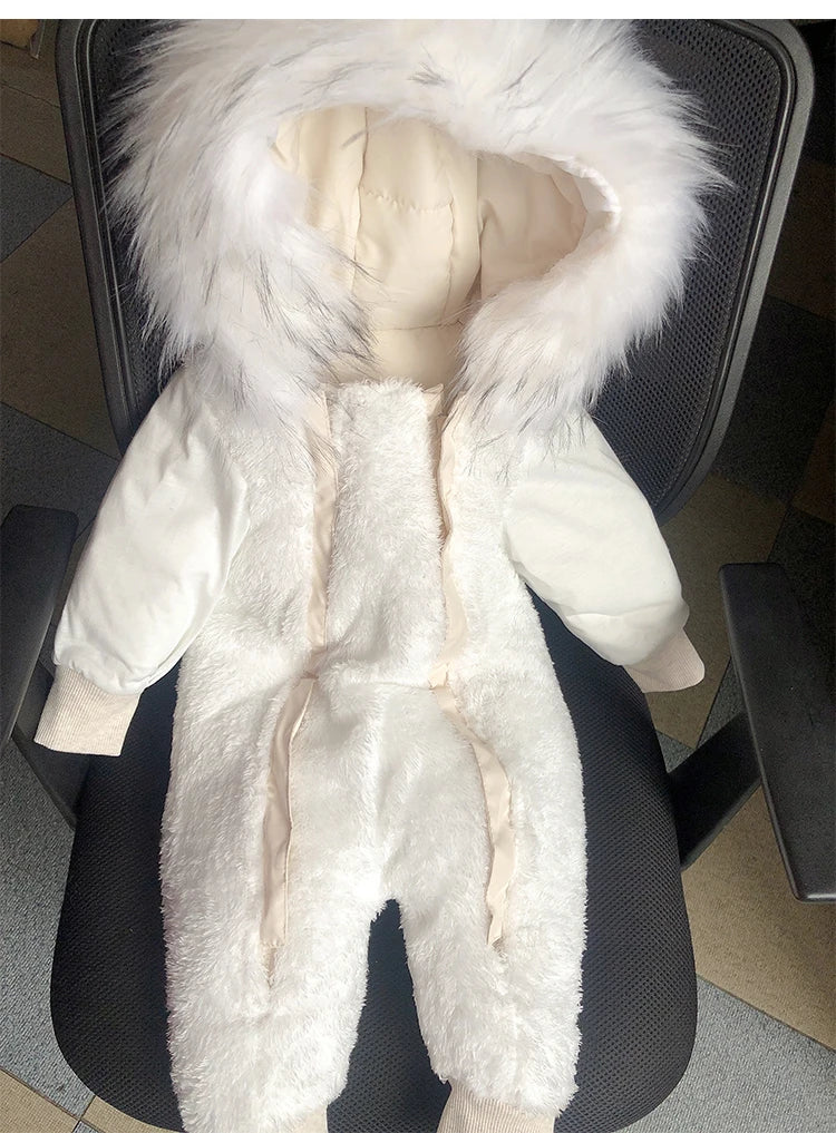 Winter Baby Jumpsuit With Glove