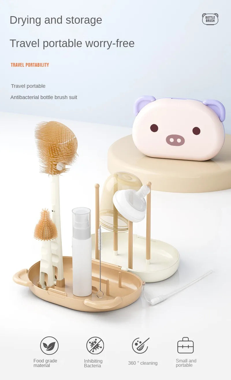 Baby Bottle Cleaner Brush Set