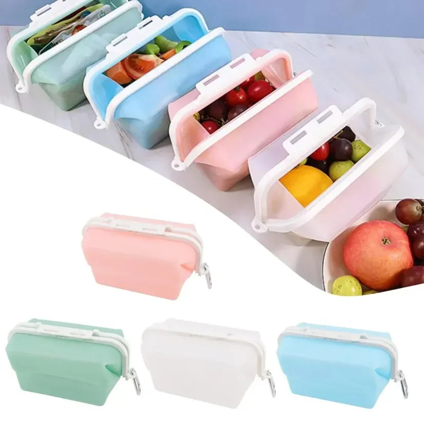 Silicone Travel Premium Reusable Food Storage Bags