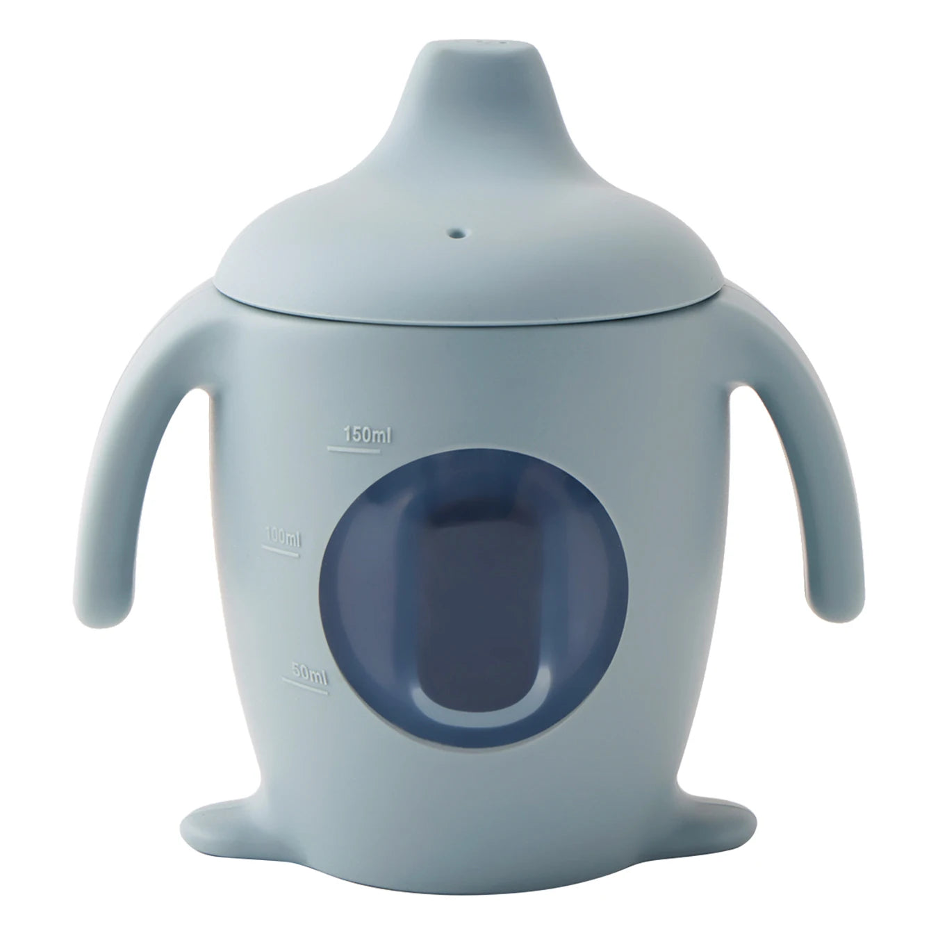 Leakproof transparent baby bottle with penguin silicone cover – Winnebab