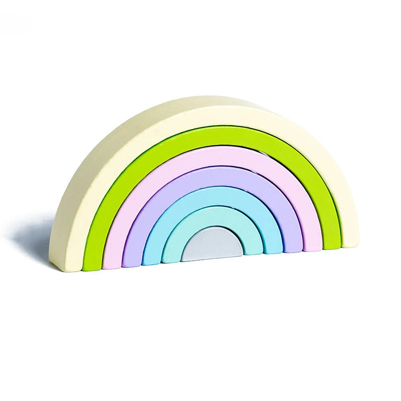 Wooden Rainbow Educational Montessori Toy