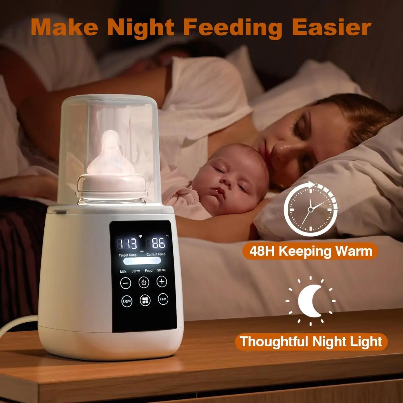 Baby Bottle Warmer & Sterilizer 24 hour