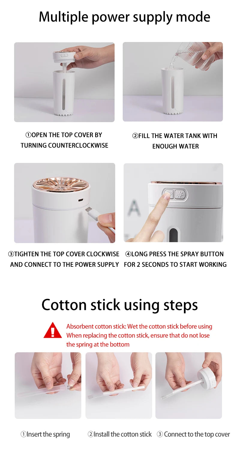 Mini Portable Spray Air Freshener Home