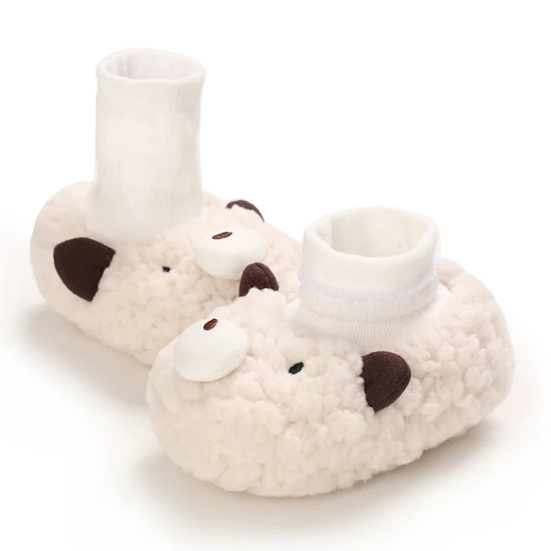 Winter Cartoon Baby Booties Boy Girl