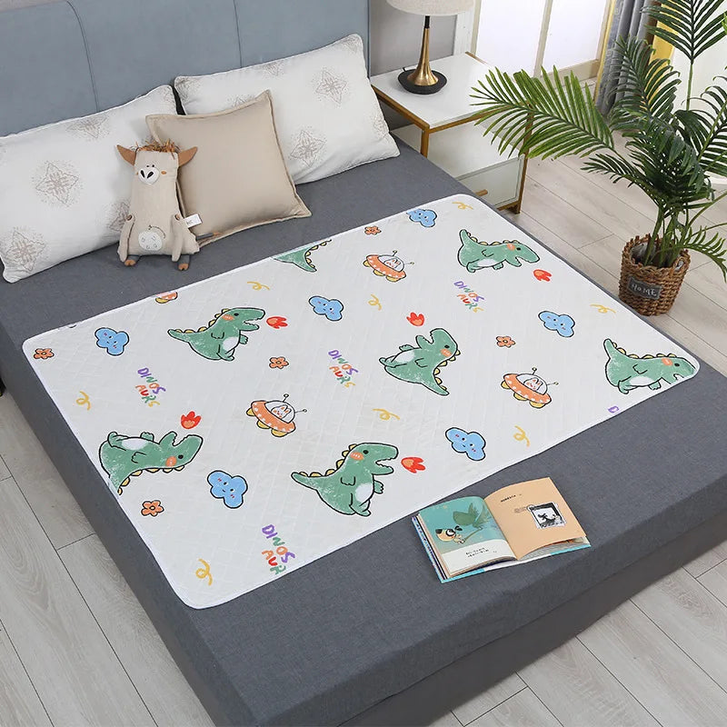 Waterproof Baby Mattress Protector – Washable Cartoon Urine Mat