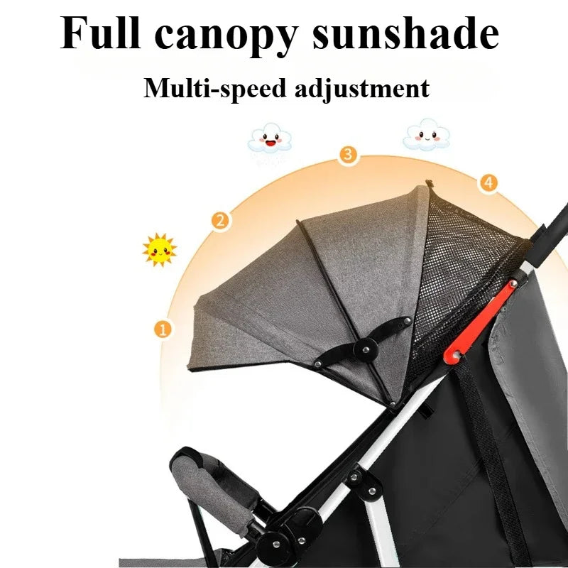 Lightweight Baby Stroller Foldable Seat