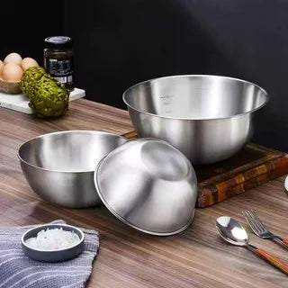 3PCS Stainless Steel Mixing Bowl Set