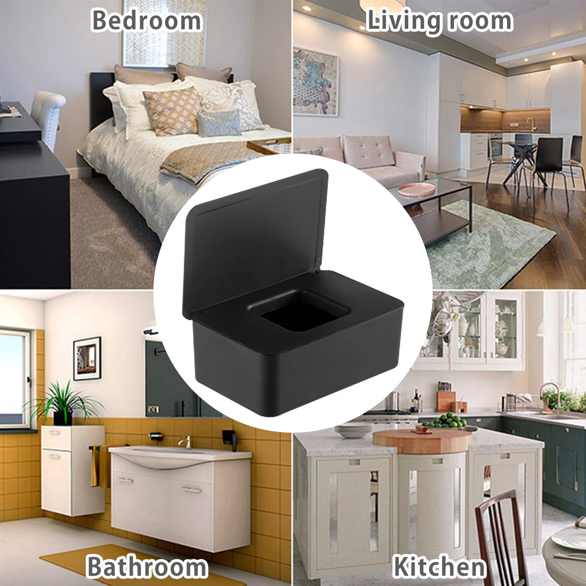 Wet Tissue Box Dustproof Wipes Dispenser