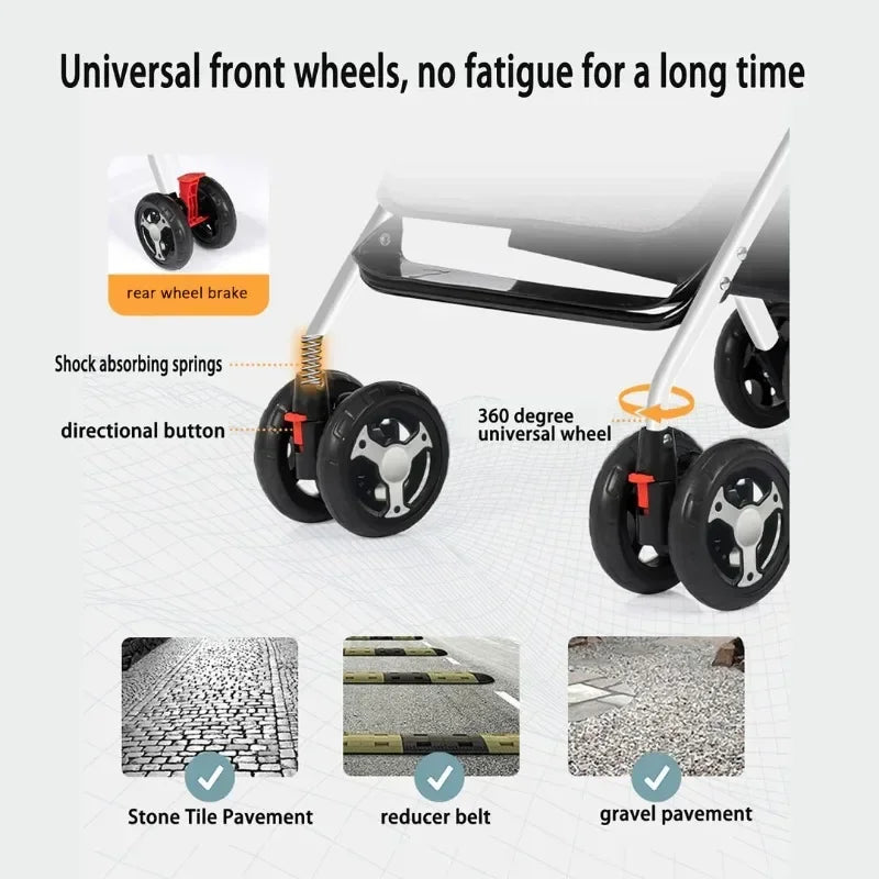 Lightweight Baby Stroller Foldable Seat