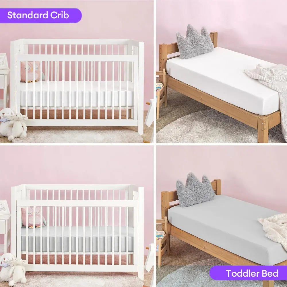 Solid Crib Fitted Sheet