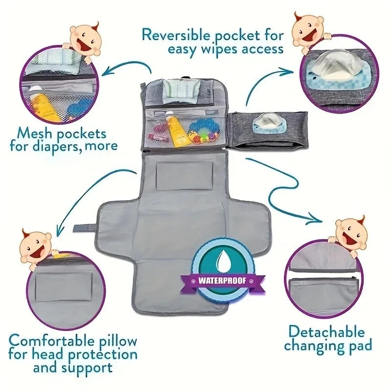 Portable Diaper Changing Pad For Baby