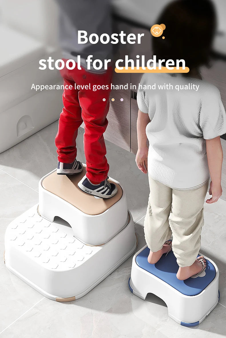 Kid Step Stool Bathroom Non Slip Safety Training