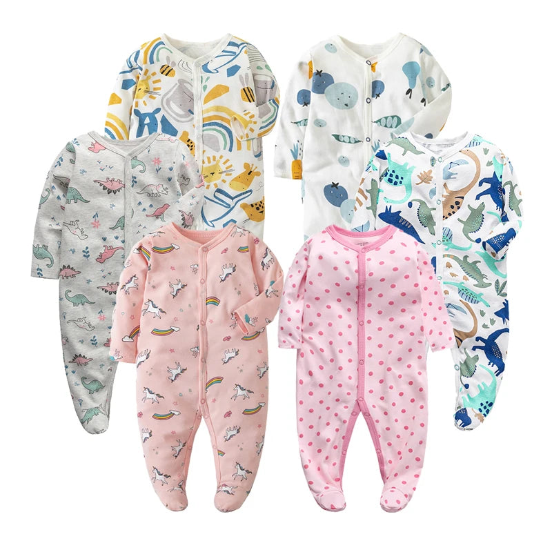 Newborn Footed Pajamas Girl and Boy