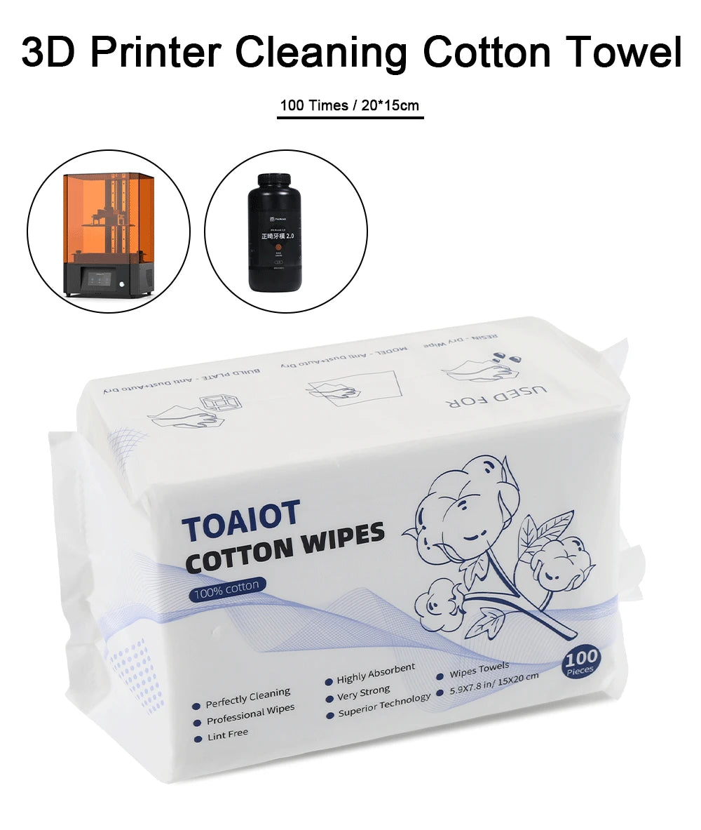 Light Curing Cleaning Cotton Wipes