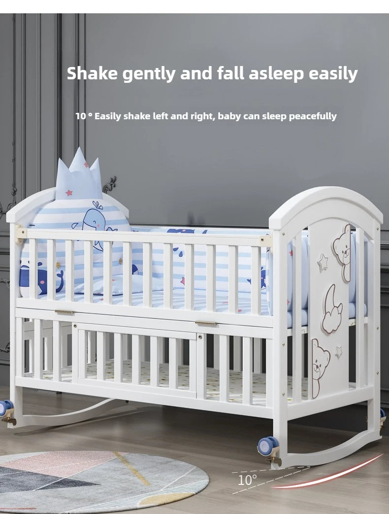 Newborn Solid Wood Crib