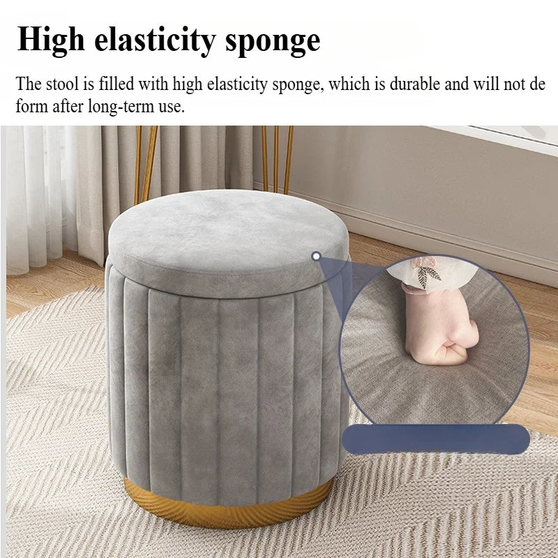 New Storage Round Stool