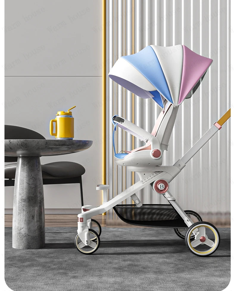 Baby stroller 0 to 3 years four-wheel stroller