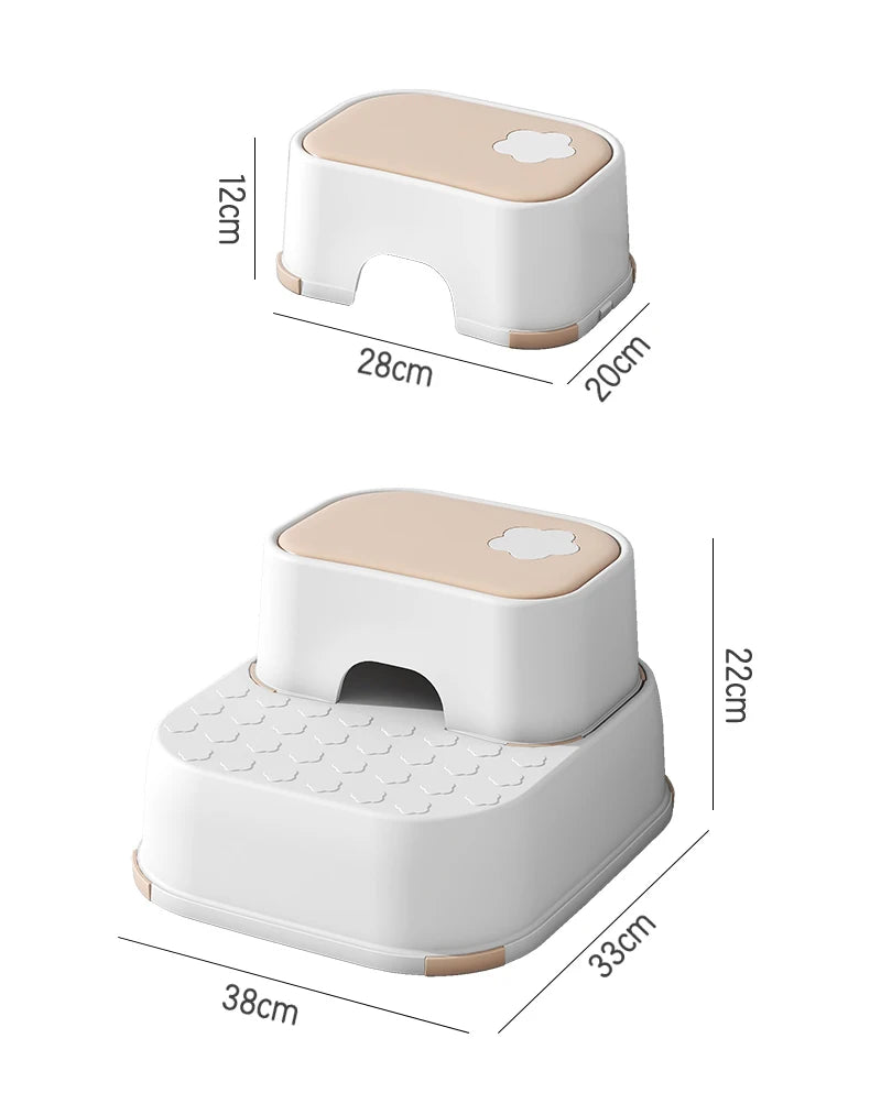 Kid Step Stool Bathroom Non Slip Safety Training