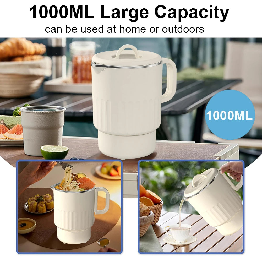 Electric Kettle 1L Mini Foldable Smart Kettle