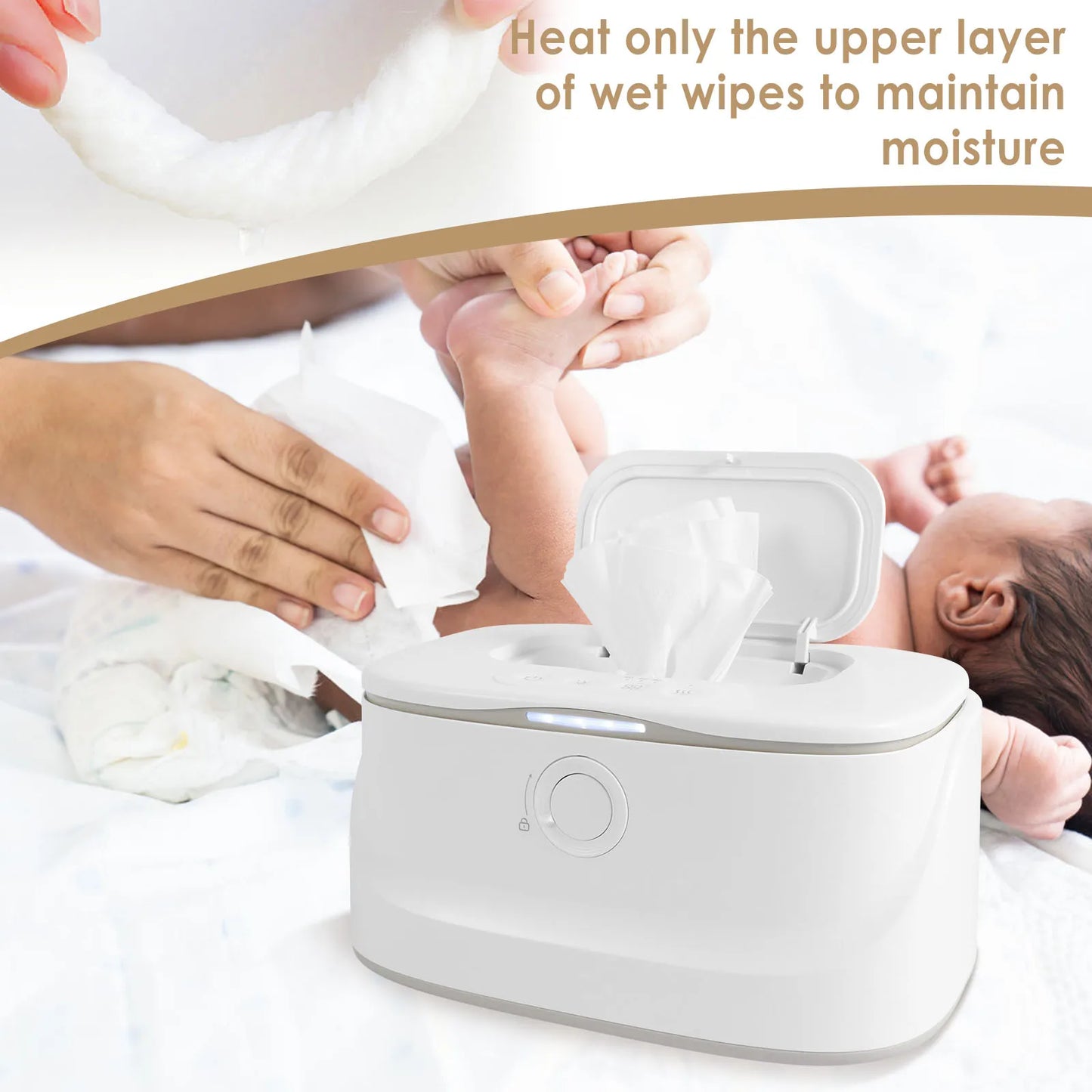 USB Baby Wipe Warmer LED Light