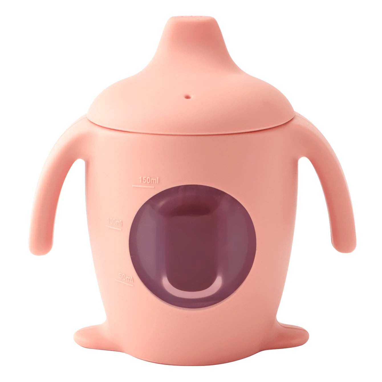 Toddler training cup with penguin silicone grip – spill-proof design – Winnebaby