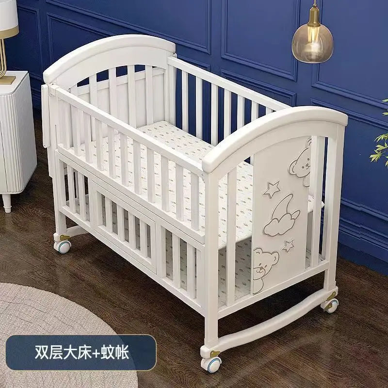 Newborn Solid Wood Crib