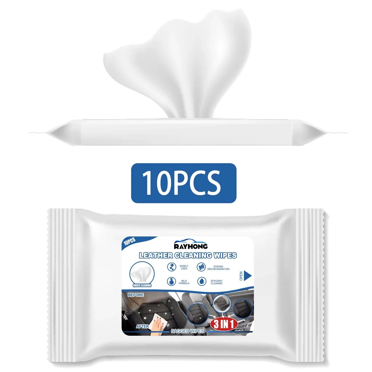 Car Leather Cleaning Wipes