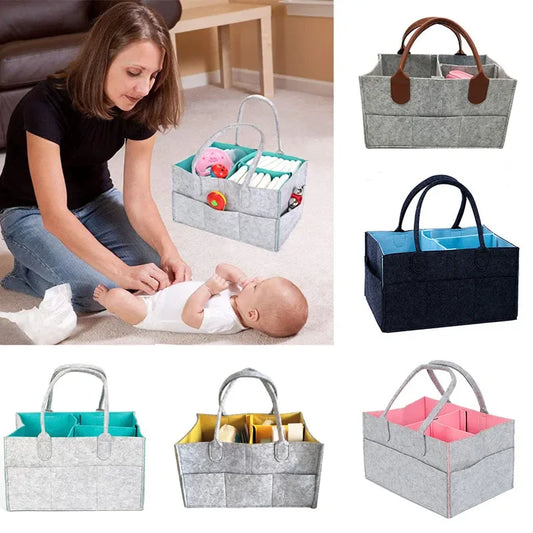 Baby Diaper Caddy Organizer Bags