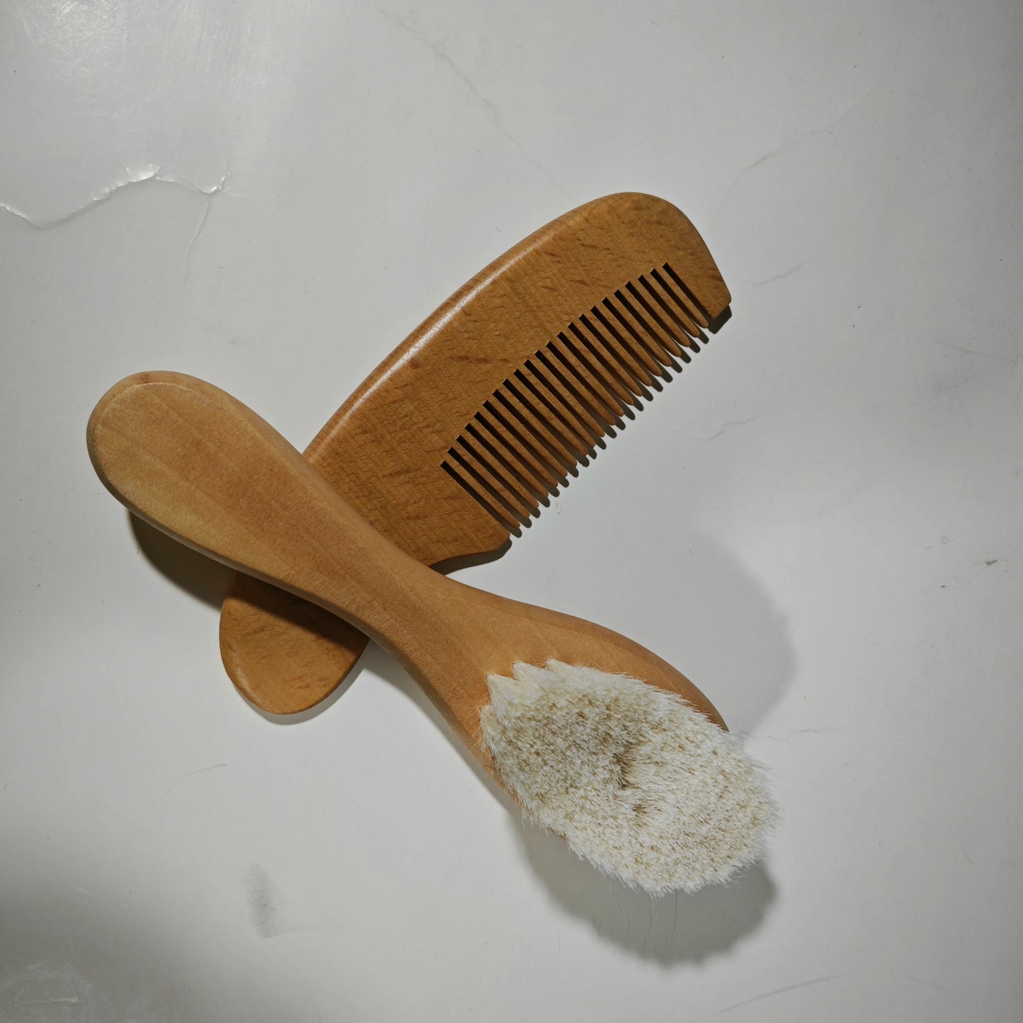 Wooden Baby Hair Brush Comb