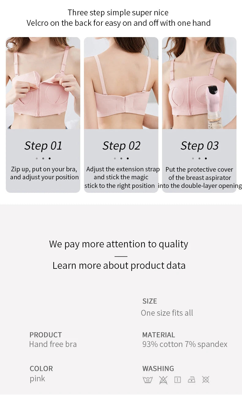 Hands-Free Breast Pump Bra